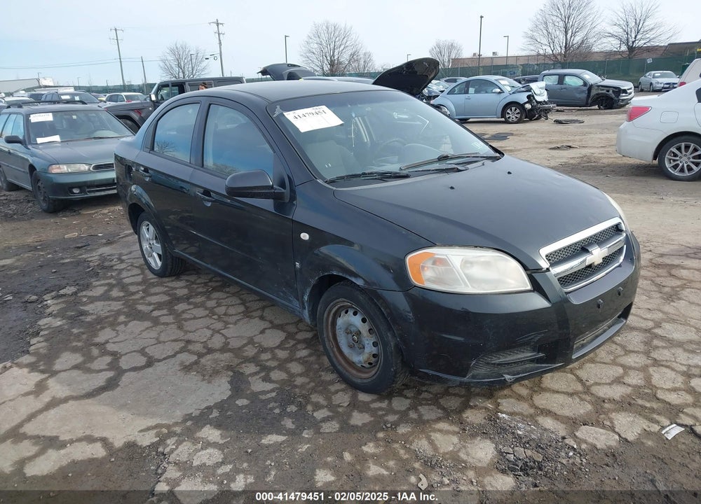 2007 CHEVROLET AVEO LS VIN: KL1TD56647B107715