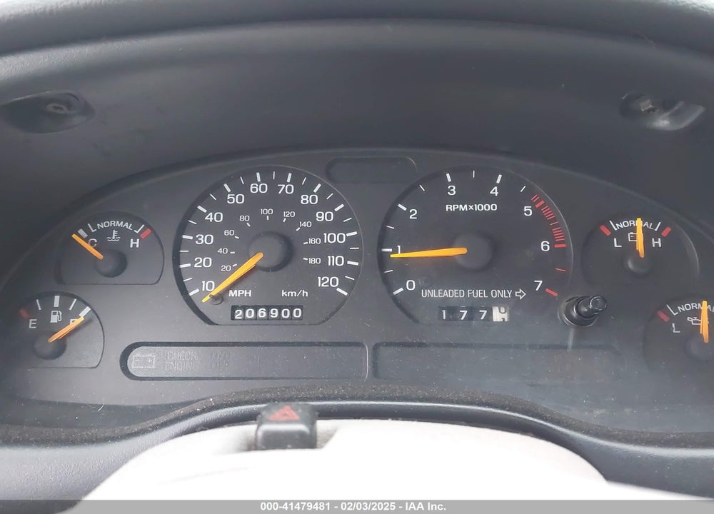1998 FORD MUSTANG VIN: 1FAFP4044WF271638