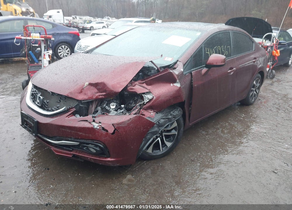 2013 HONDA CIVIC VIN: 19XFB2F96DE008042