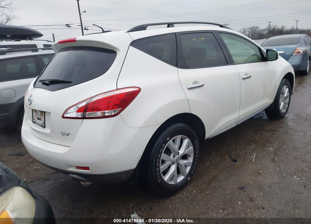 2012 NISSAN MURANO SV VIN: JN8AZ1MU2CW119929