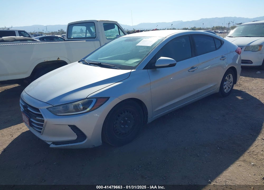 2017 HYUNDAI ELANTRA VIN: 5NPD74LF6HH205051