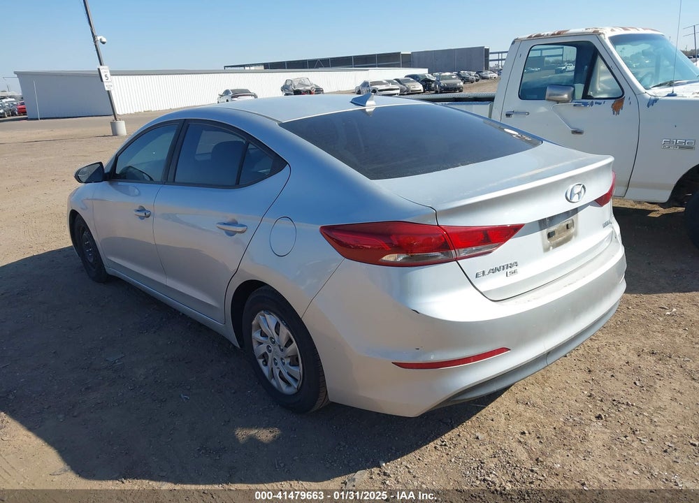 2017 HYUNDAI ELANTRA VIN: 5NPD74LF6HH205051