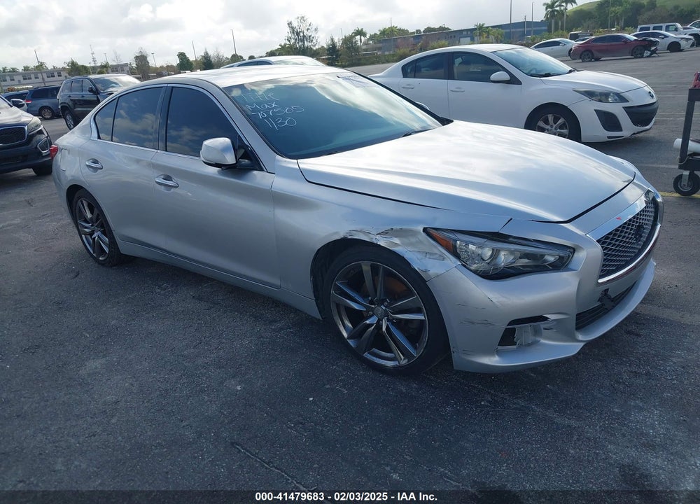 2014 INFINITI Q50 PREMIUM/SPORT VIN: JN1BV7AR9EM707505