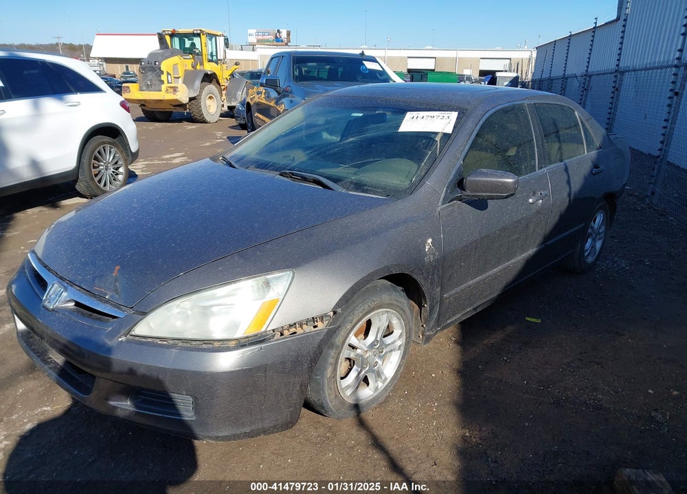 2007 HONDA ACCORD 2.4 EX VIN: 1HGCM56887A216535