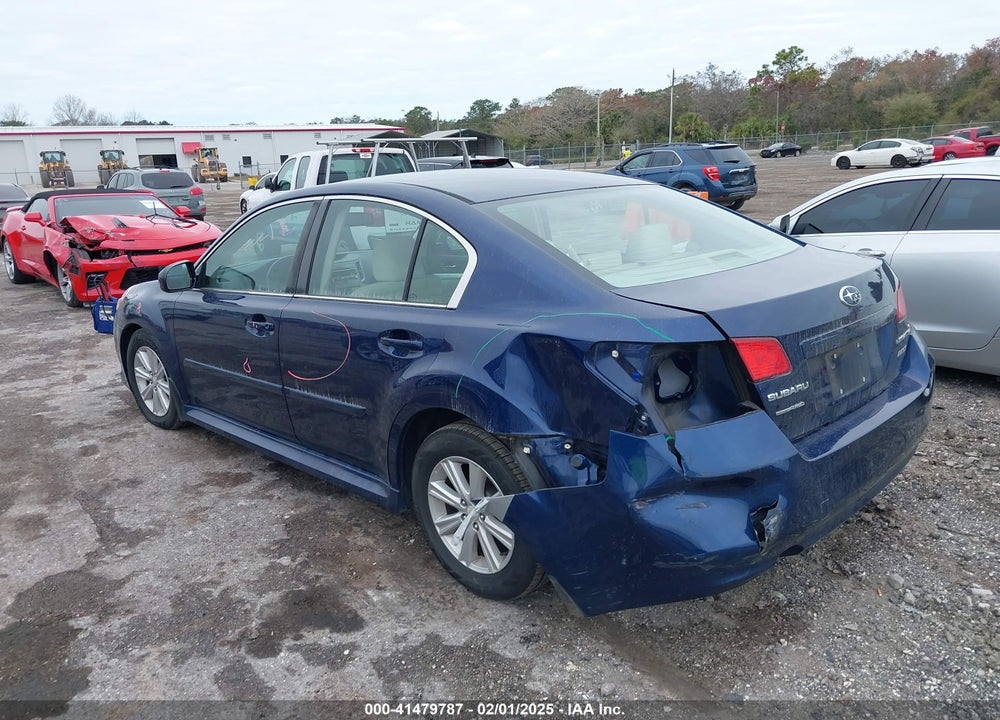 2011 SUBARU LEGACY VIN: 4S3BMBC67B3254203