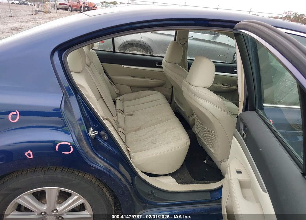 2011 SUBARU LEGACY VIN: 4S3BMBC67B3254203