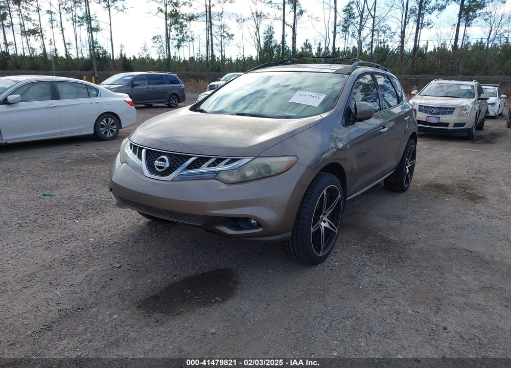 2011 NISSAN MURANO VIN: JN8AZ1MU0BW059812