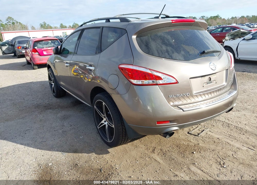 2011 NISSAN MURANO VIN: JN8AZ1MU0BW059812