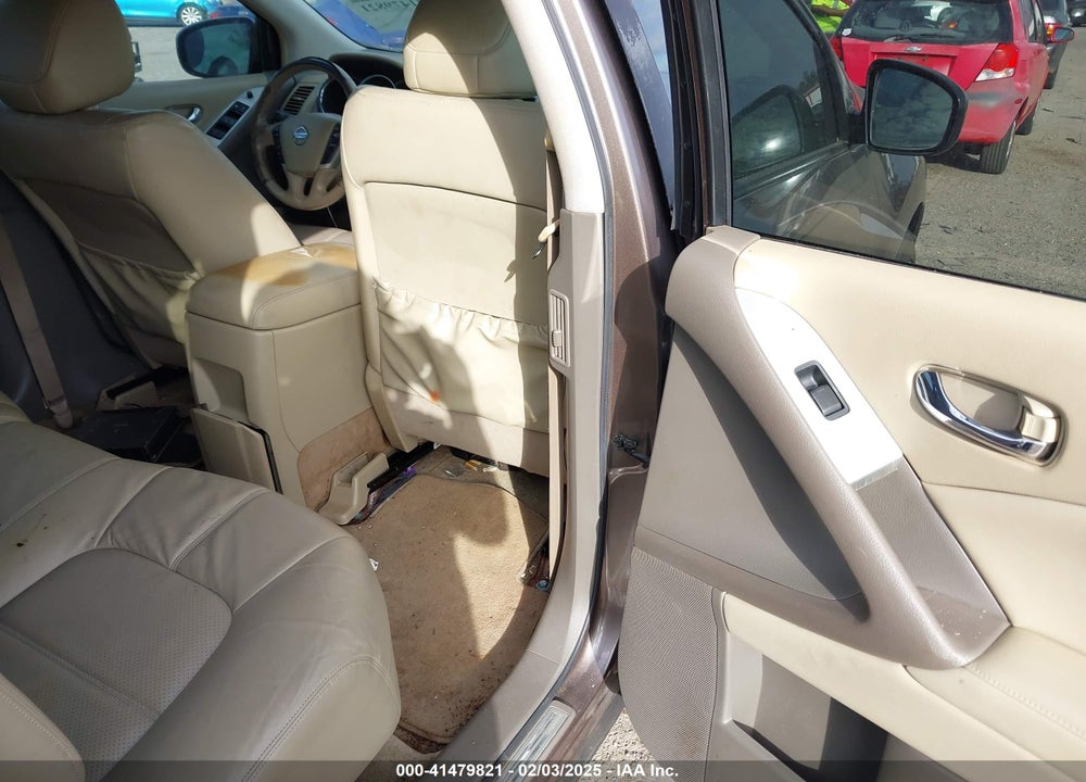 2011 NISSAN MURANO VIN: JN8AZ1MU0BW059812