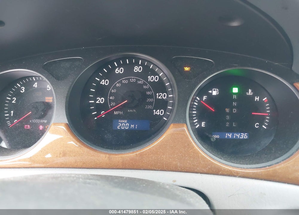 2005 LEXUS ES 330 VIN: JTHBA30G755120603