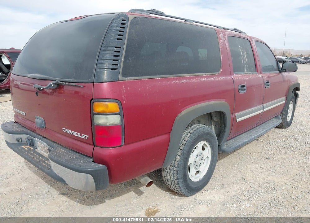 2004 CHEVROLET SUBURBAN C1500 VIN: 1GNEC16Z14J237404