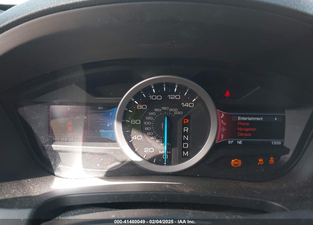 2013 FORD EXPLORER LIMITED VIN: 1FM5K7F88DGC05404
