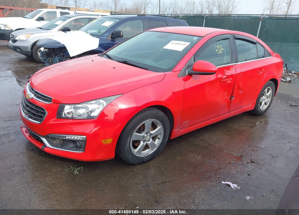 2015 CHEVROLET CRUZE 1LT AUTO VIN: 1G1PC5SBXF7215427