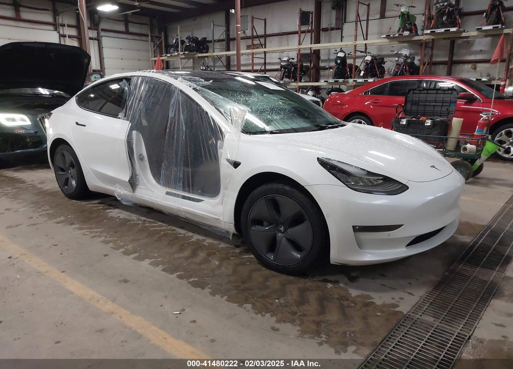 2021 TESLA MODEL 3 LONG RANGE DUAL MOTOR ALL-WHEEL DRIVE VIN: 5YJ3E1EB3MF858195