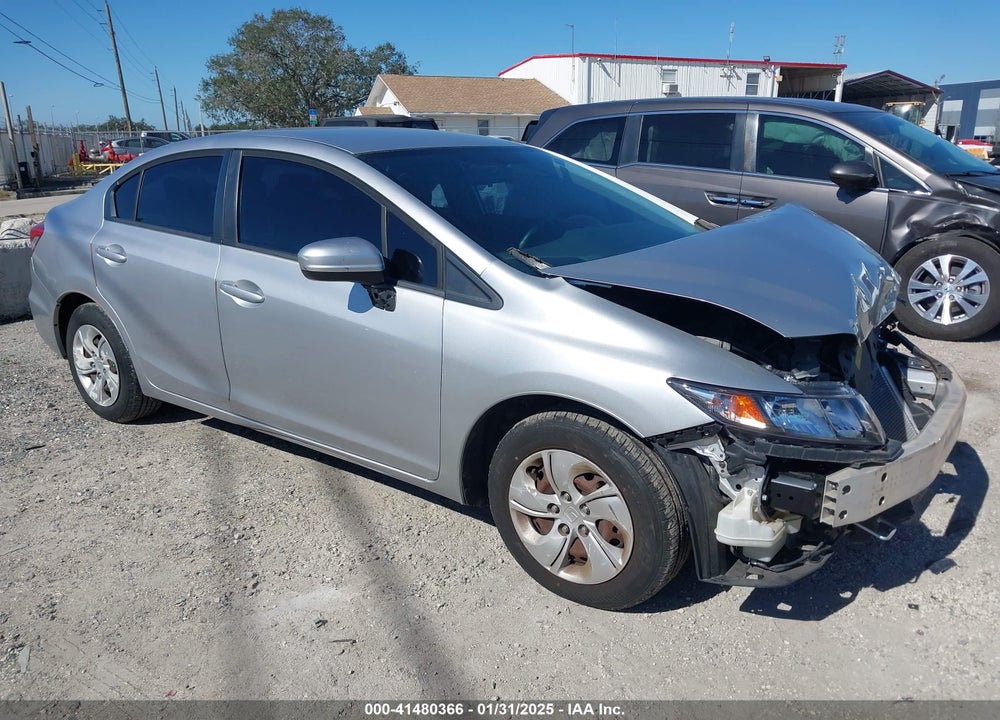 2014 HONDA CIVIC LX VIN: 19XFB2F50EE012327