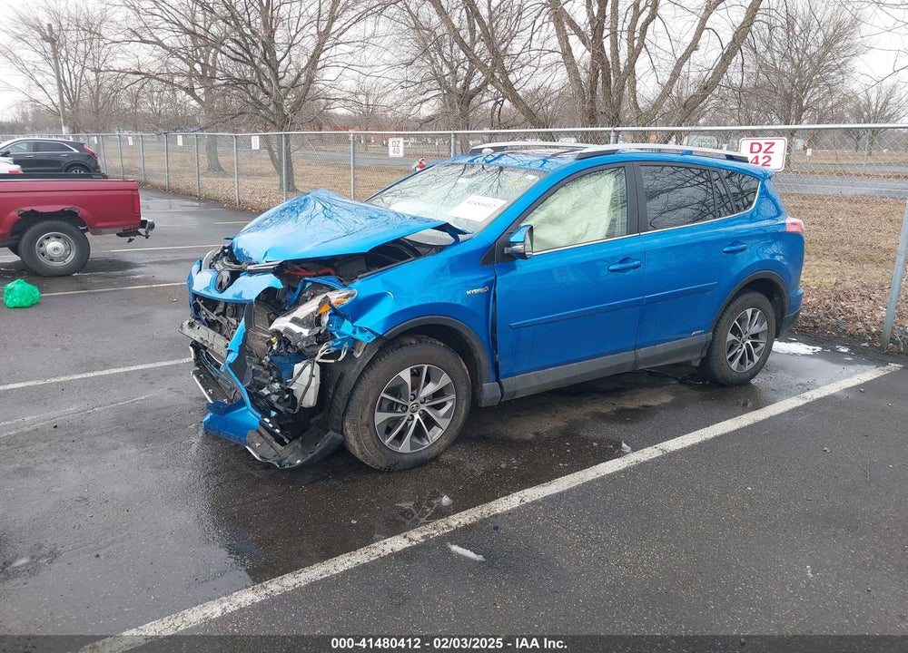 2016 TOYOTA RAV4 HYBRID XLE VIN: JTMRJREV6GD028806