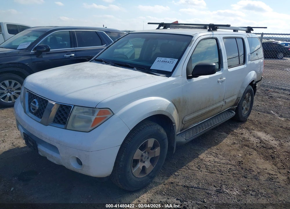 2006 NISSAN PATHFINDER VIN: 5N1AR18W26C680012
