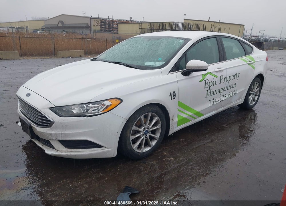 2017 FORD FUSION VIN: 3FA6P0H78HR145988