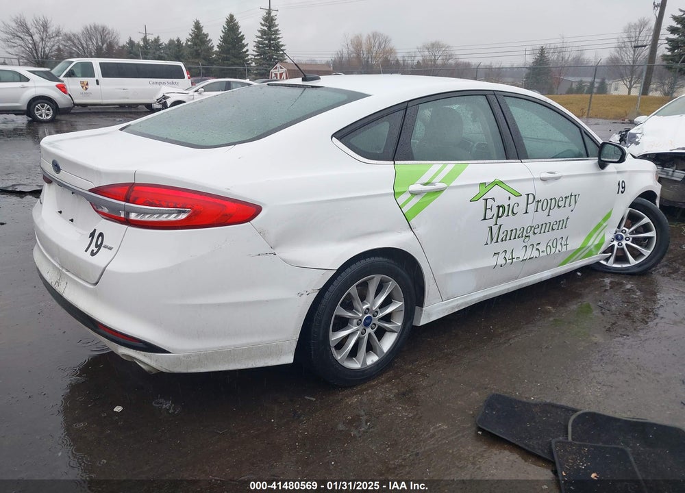 2017 FORD FUSION VIN: 3FA6P0H78HR145988