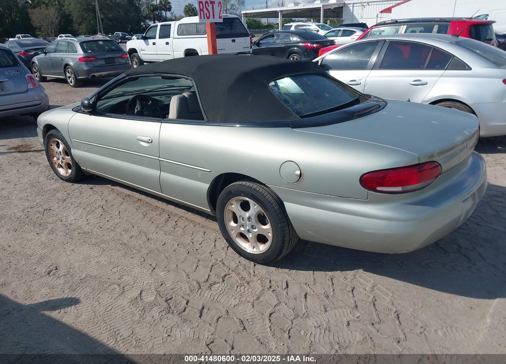2000 CHRYSLER SEBRING JXI VIN: 3C3EL55H9YT246301