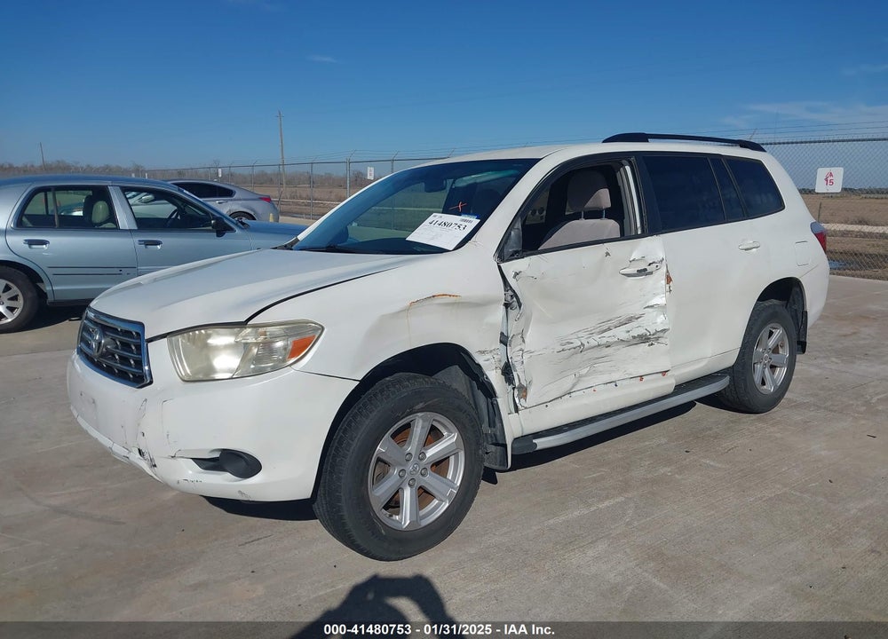 2010 TOYOTA HIGHLANDER BASE V6 VIN: JTEZK3EH9A2104473