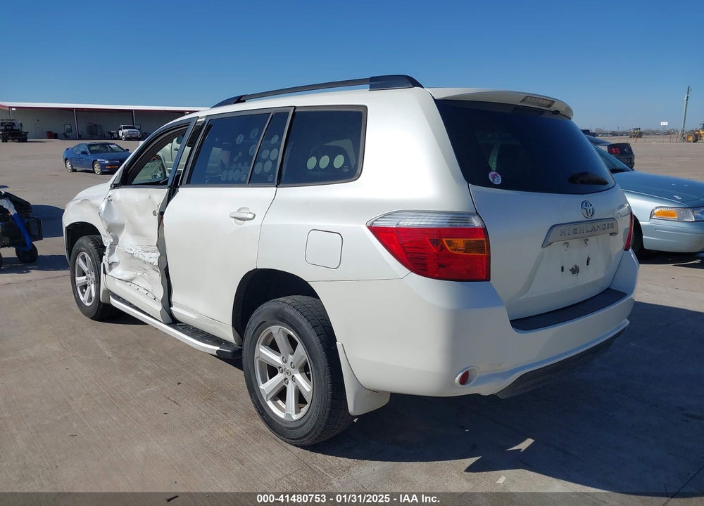 2010 TOYOTA HIGHLANDER BASE V6 VIN: JTEZK3EH9A2104473