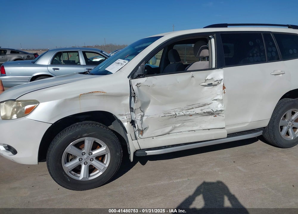 2010 TOYOTA HIGHLANDER BASE V6 VIN: JTEZK3EH9A2104473