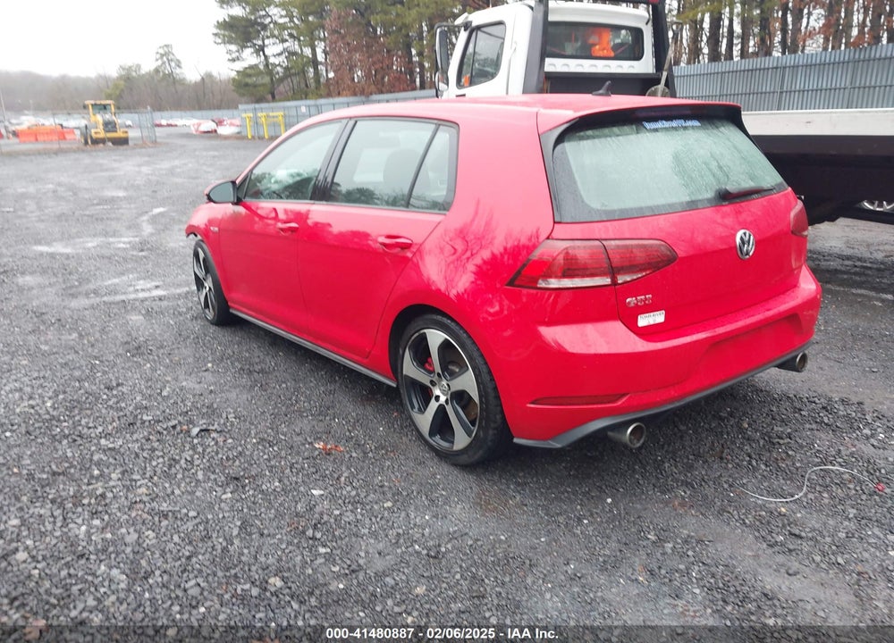 2019 VOLKSWAGEN GOLF GTI 2.0T AUTOBAHN/2.0T RABBIT EDITION/2.0T S/2.0T SE VIN: 3VW6T7AU2KM000378