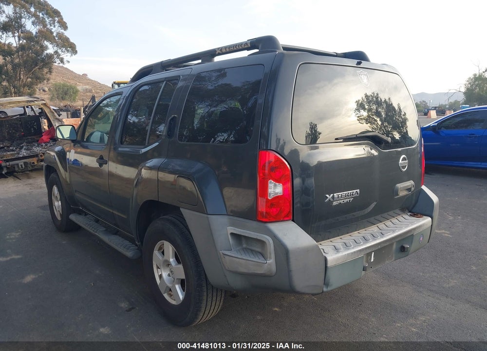 2007 NISSAN XTERRA S VIN: 5N1AN08U17C511864