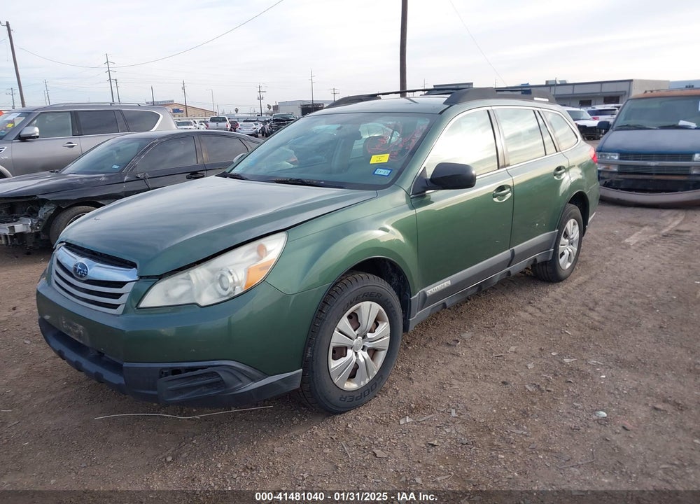 2011 SUBARU OUTBACK 2.5I VIN: 4S4BRCAC6B3409240