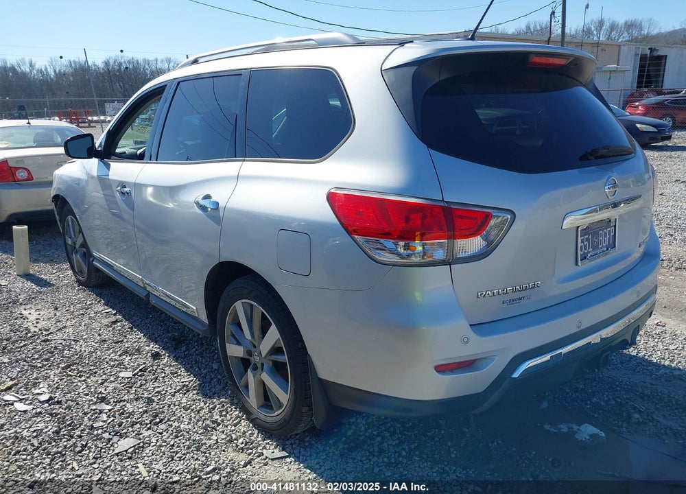 2013 NISSAN PATHFINDER PLATINUM VIN: 5N1AR2MN9DC609504