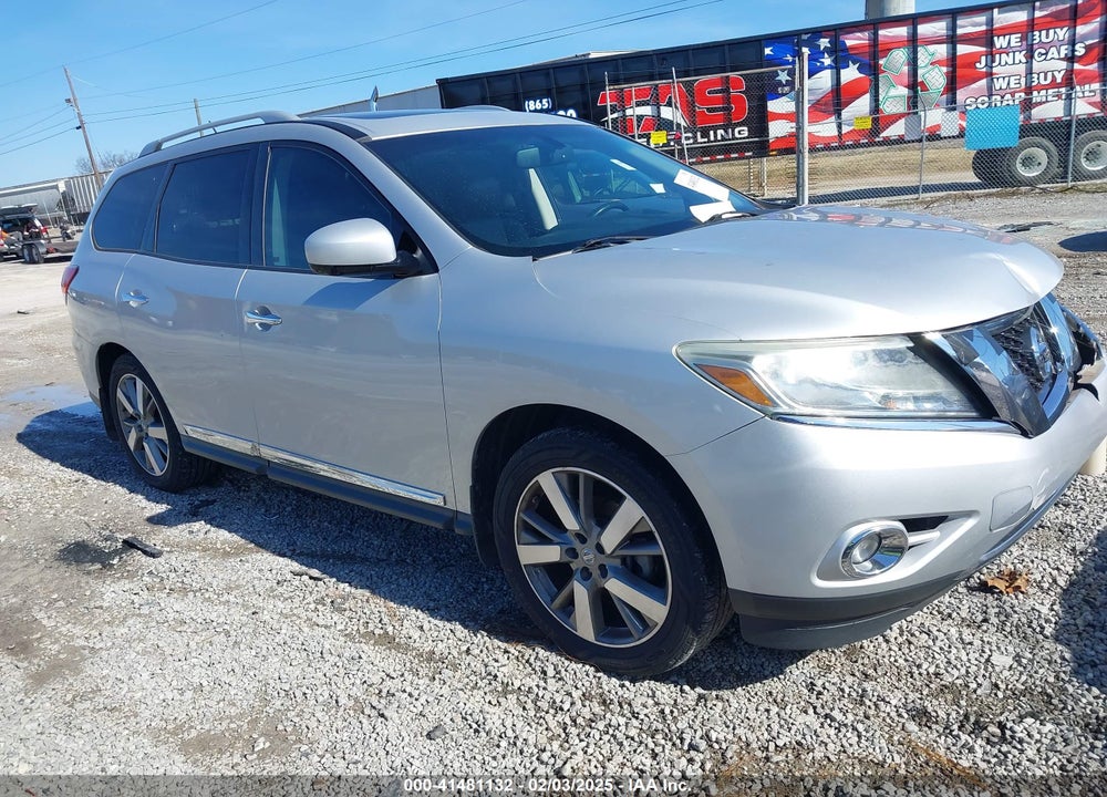 2013 NISSAN PATHFINDER PLATINUM VIN: 5N1AR2MN9DC609504