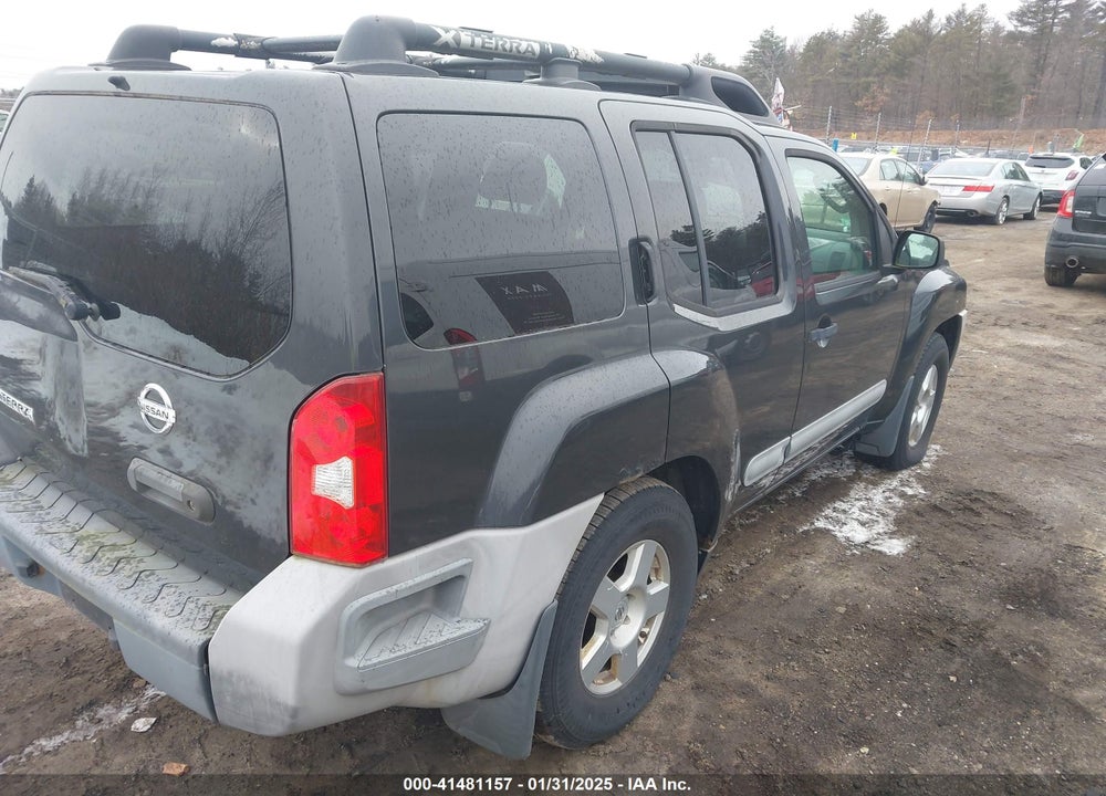 2006 NISSAN XTERRA S VIN: 5N1AN08W26C529564