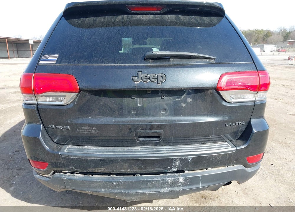 2016 JEEP GRAND CHEROKEE VIN: 1C4RJFAGXGC396255