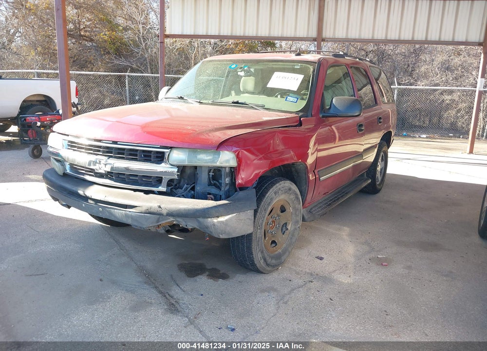 2005 CHEVROLET TAHOE LS VIN: 1GNEC13T25R101835