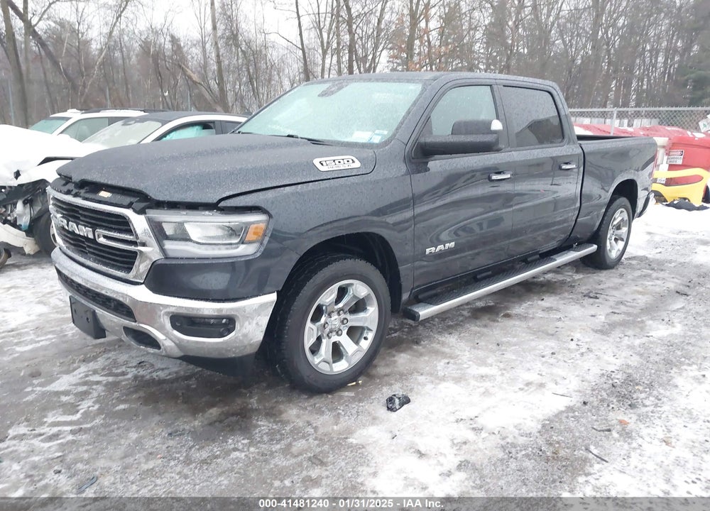 2019 RAM 1500 BIG HORN/LONE STAR 4X4 6'4 BOX VIN: 1C6SRFMT3KN555432