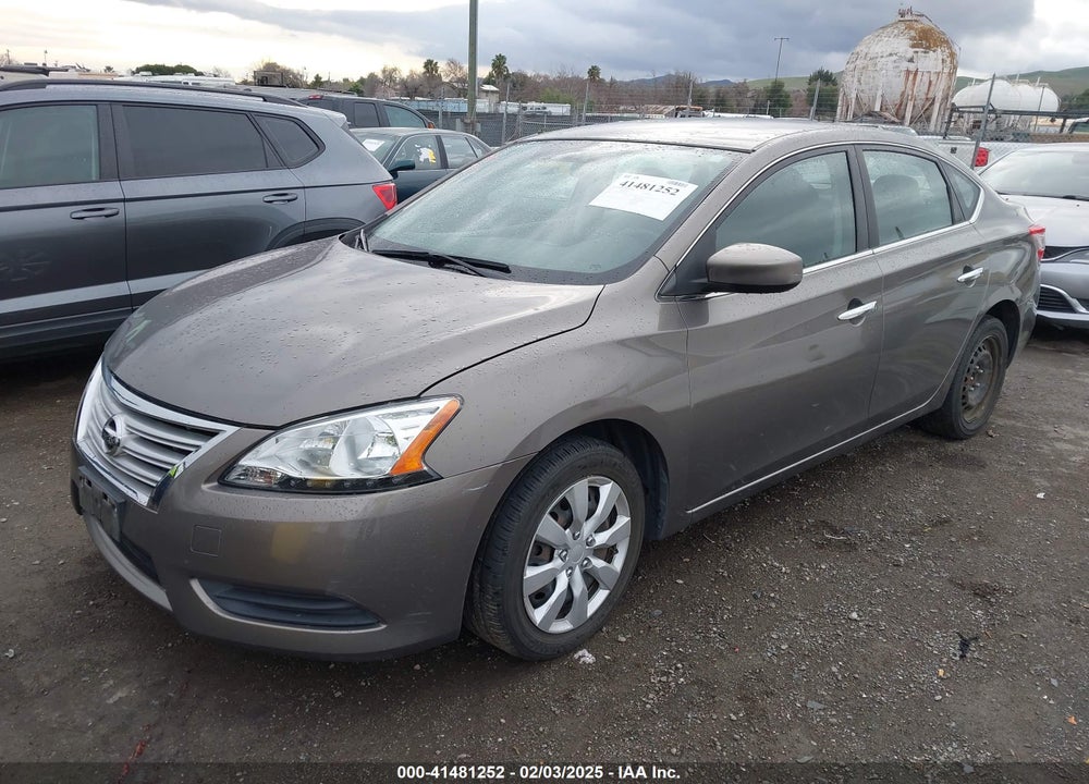 2015 NISSAN SENTRA SV VIN: 3N1AB7AP3FL671566