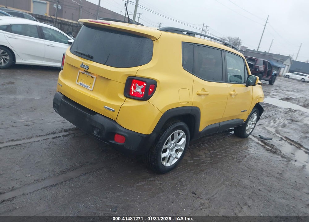 2017 JEEP RENEGADE LATITUDE 4X4 VIN: ZACCJBBB0HPF30575