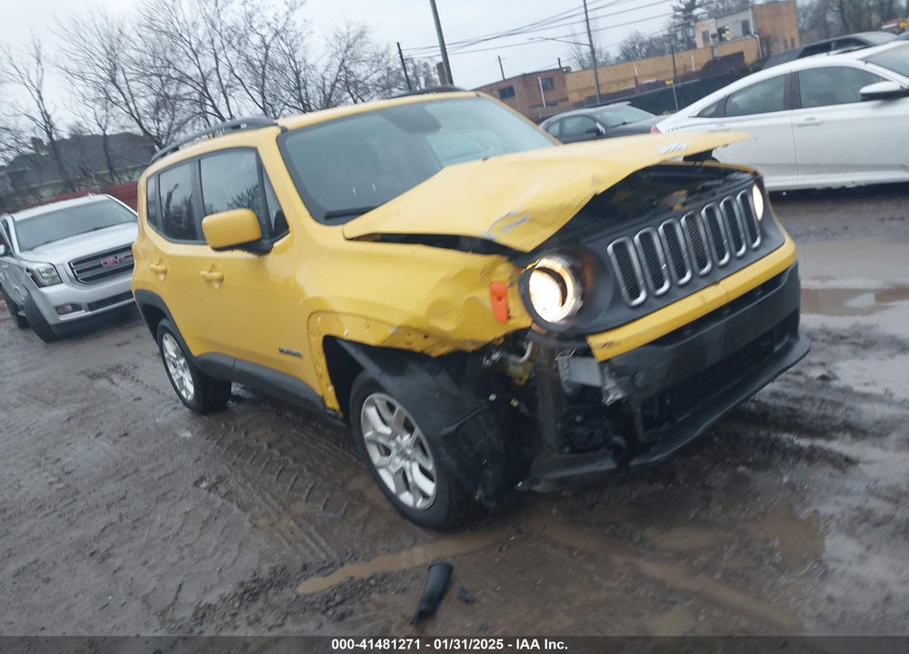 2017 JEEP RENEGADE LATITUDE 4X4 VIN: ZACCJBBB0HPF30575