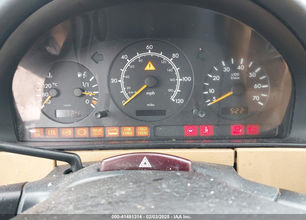 1999 MERCEDES-BENZ ML 430 VIN: 4JGAB72E5XA096580