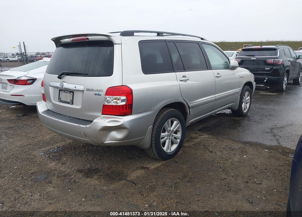 2007 TOYOTA HIGHLANDER HYBRID VIN: JTEDW21A070020189