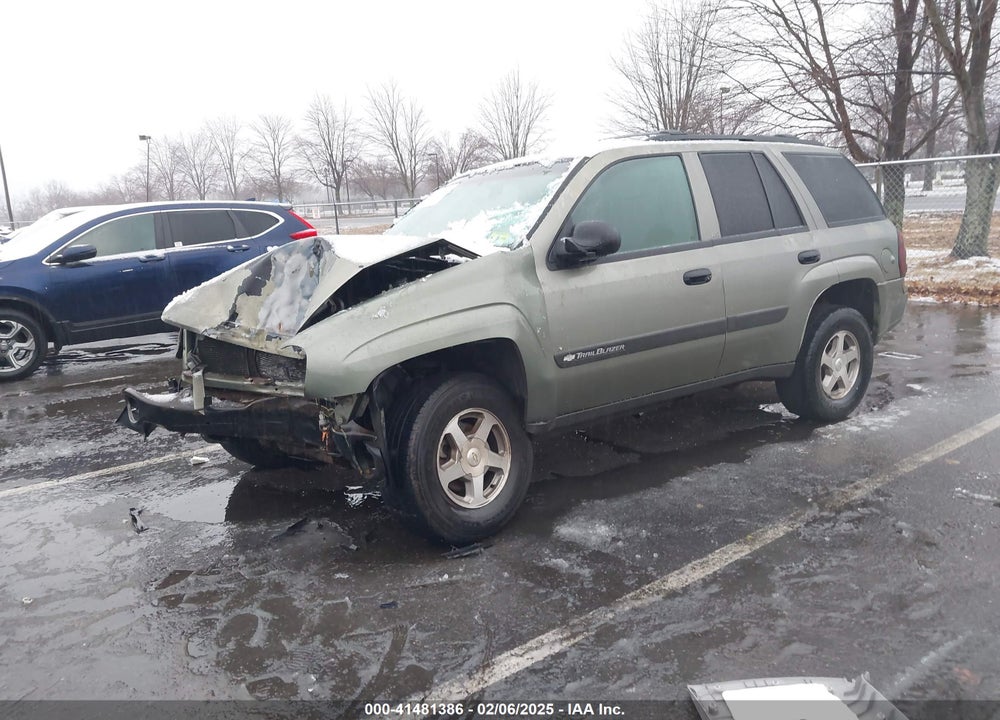 2004 CHEVROLET TRAILBLAZER VIN: 1GNDS13S242128997