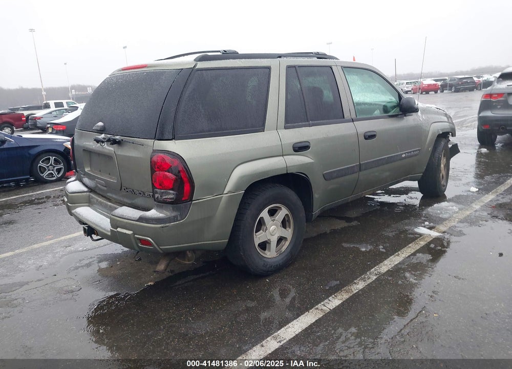 2004 CHEVROLET TRAILBLAZER VIN: 1GNDS13S242128997