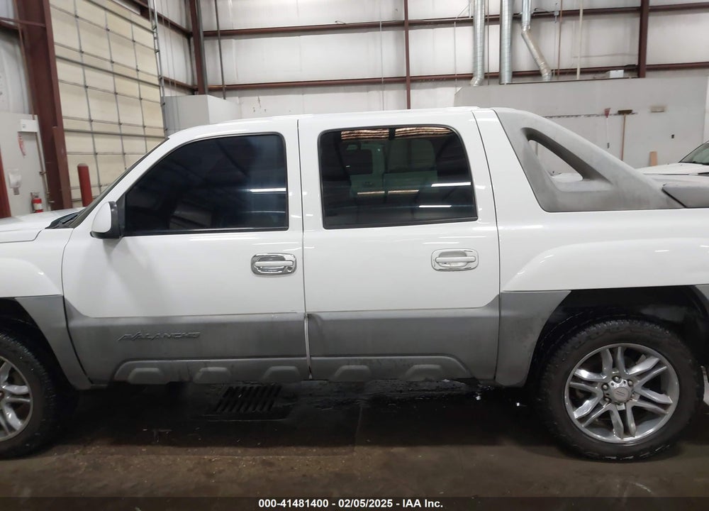 2002 CHEVROLET AVALANCHE 1500 VIN: 3GNEC13T92G131605