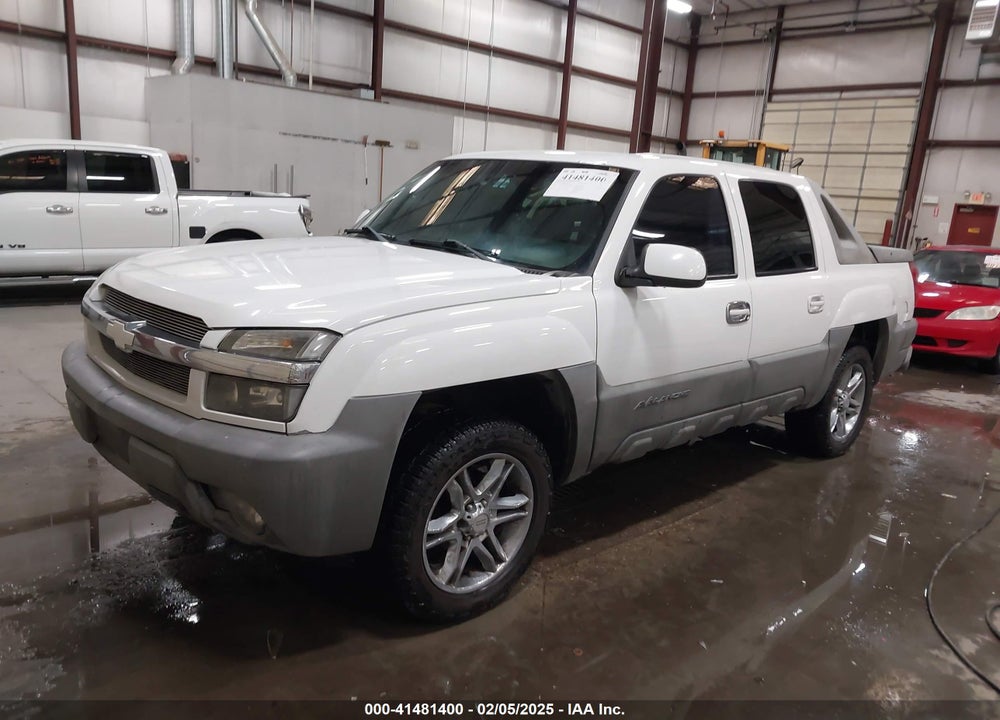 2002 CHEVROLET AVALANCHE 1500 VIN: 3GNEC13T92G131605