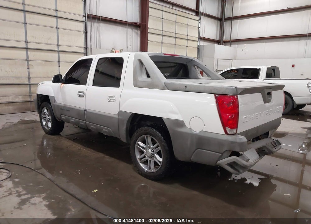 2002 CHEVROLET AVALANCHE 1500 VIN: 3GNEC13T92G131605