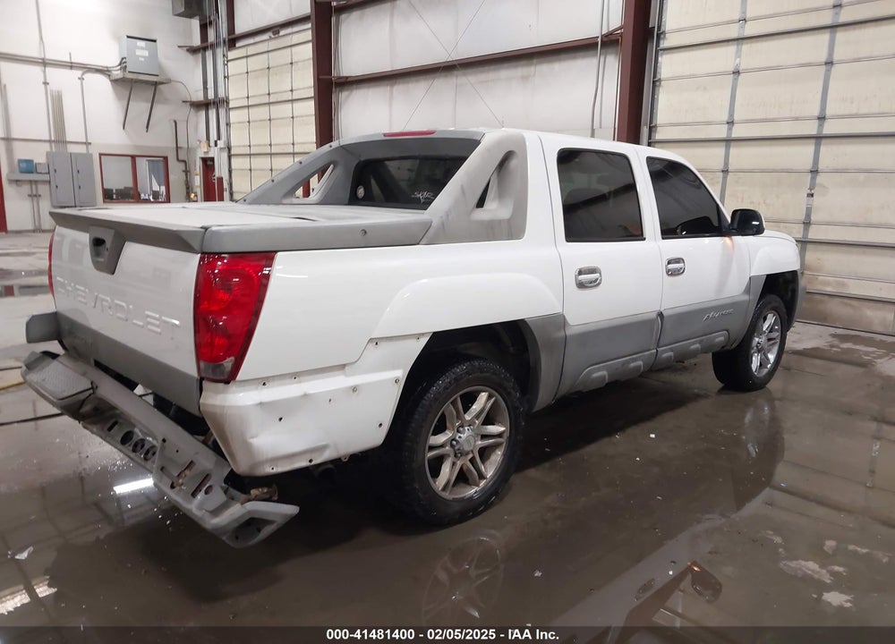 2002 CHEVROLET AVALANCHE 1500 VIN: 3GNEC13T92G131605