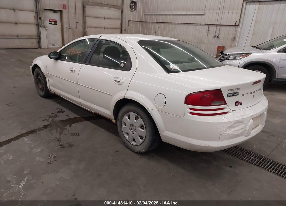 2002 DODGE STRATUS SE VIN: 1B3EL36X12N185895