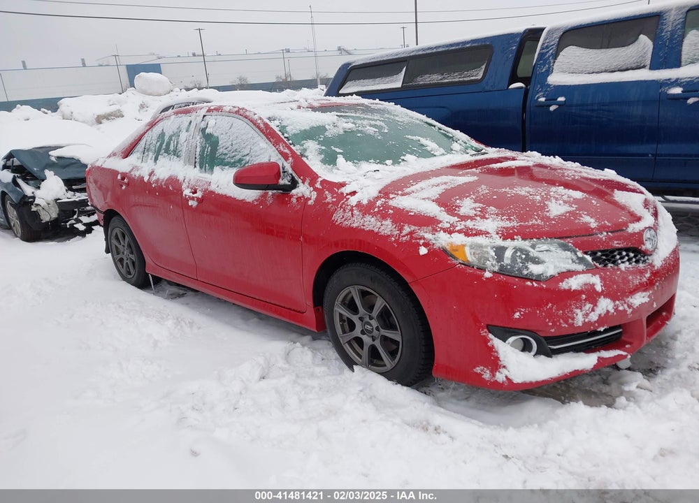 2012 TOYOTA CAMRY SE VIN: 4T1BF1FK9CU585241