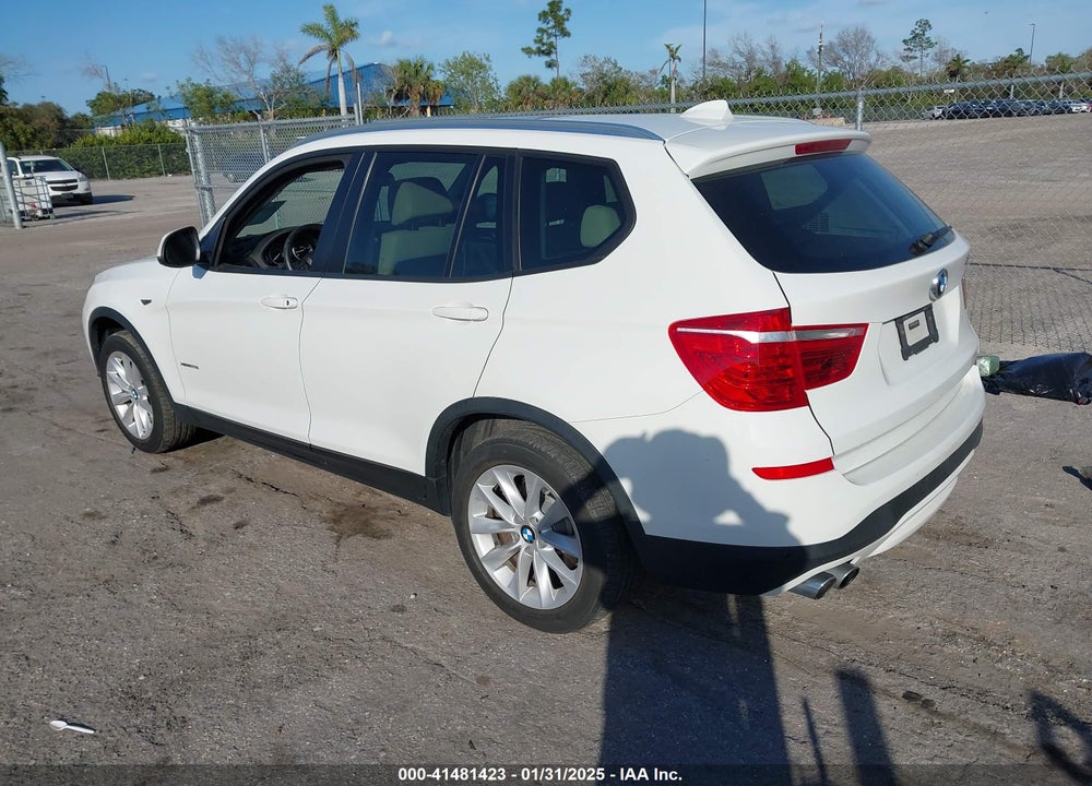 2016 BMW X3 XDRIVE28I VIN: 5UXWX9C52G0D75966